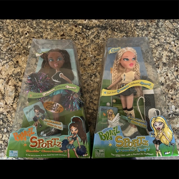Toys Bratz Dolls New Sportz Rockin Cheerleader Sasha Sportz Groovin